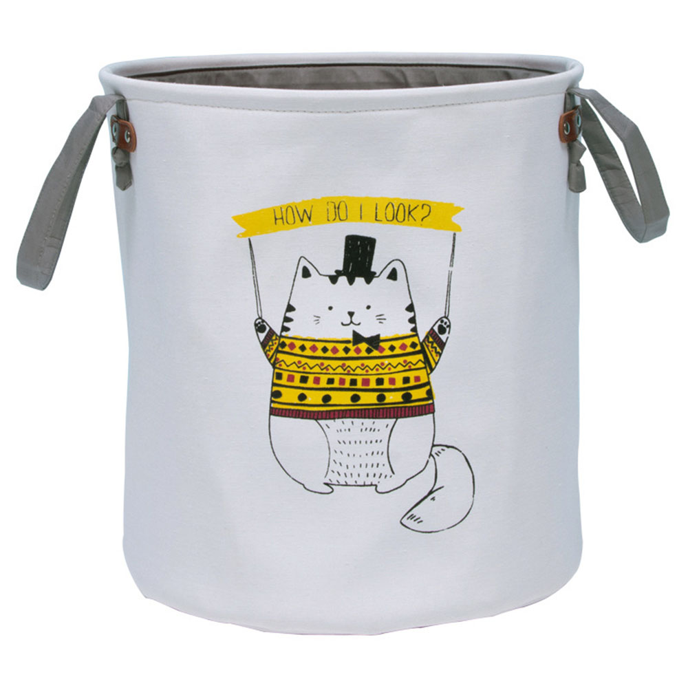 Cute Animal Folding laundry basket Foldable toy storage picnic Dirty Clothes basket box cotton wash clothes box baby organizer
