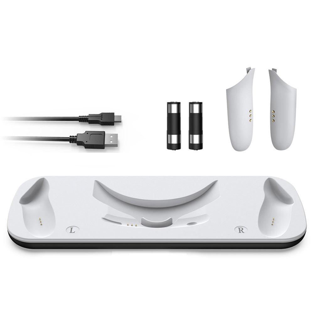 VR Ladestation für Meta Quest 3 - Kabelloses Ladegerät mit 2500mAh Ersatzakku: Default Title