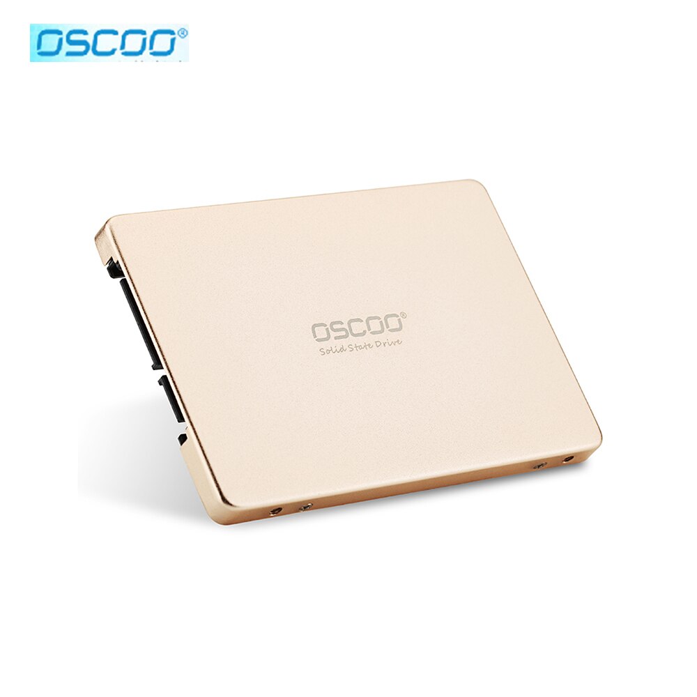 Oscoo Gold Metall fallen 2,5 Zoll SATAIII SSD 128GB 256GB 512GB 1TB SSD Festplatte Disk Rabatt fest Zustand Disks Interne SSD