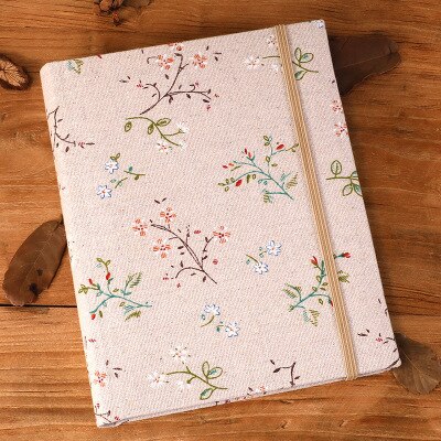 Linen photo album wedding DIY photo album album cover kraft paper children's photo album making photo binding photo card holder: E