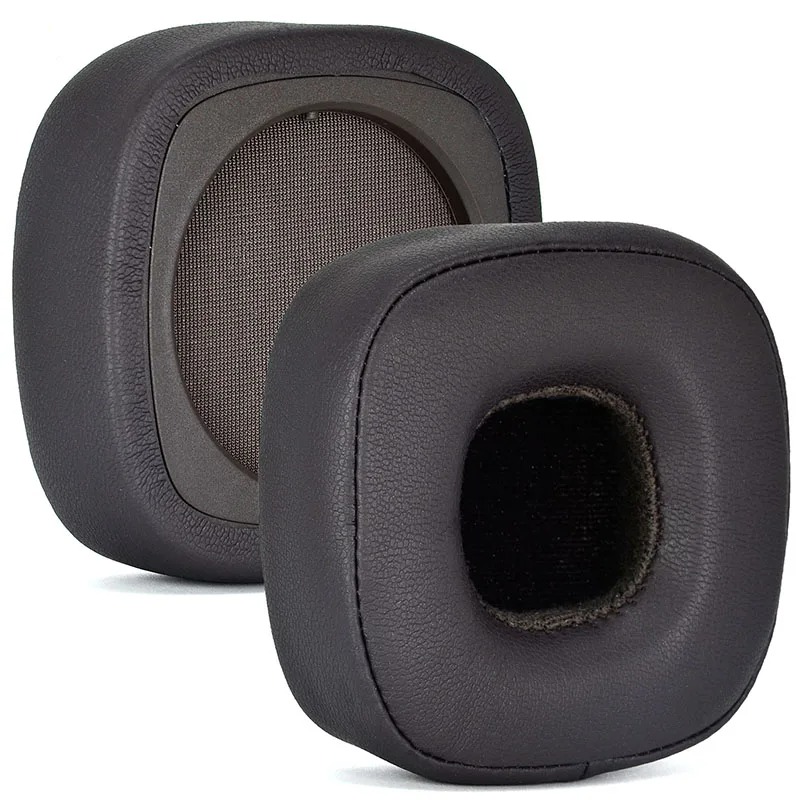 Almohadillas para Marshall Major III con cable,Major IV Major III Major3 Major4 inalámbrico, almohadillas para auriculares, piezas de reparación de cubierta de almohadillas para los oídos: Marrón