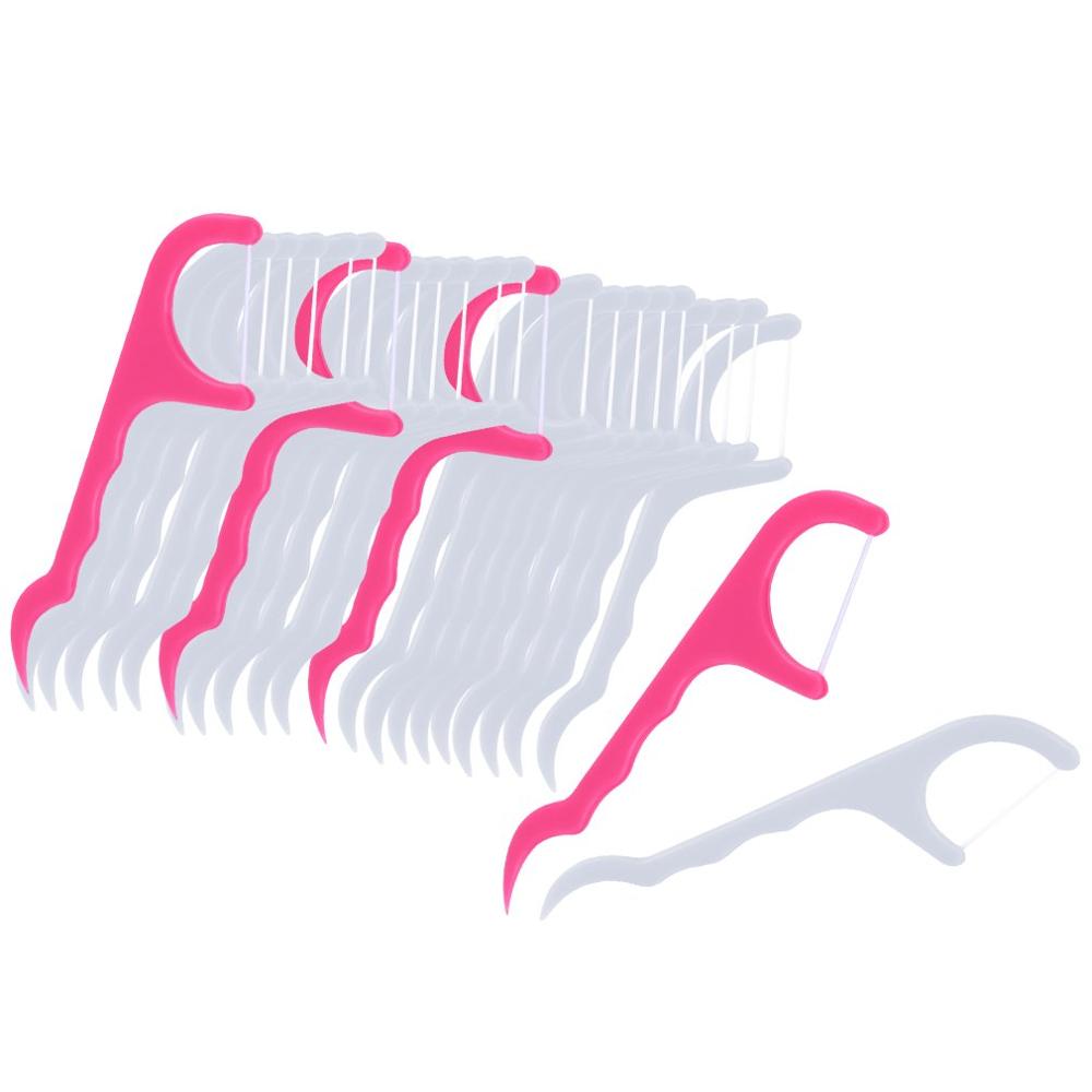 25pcs Healthy Dental Teeth Floss Flosser Flossing Brush Toothpick Teeth Cleaning Useful Worldwide