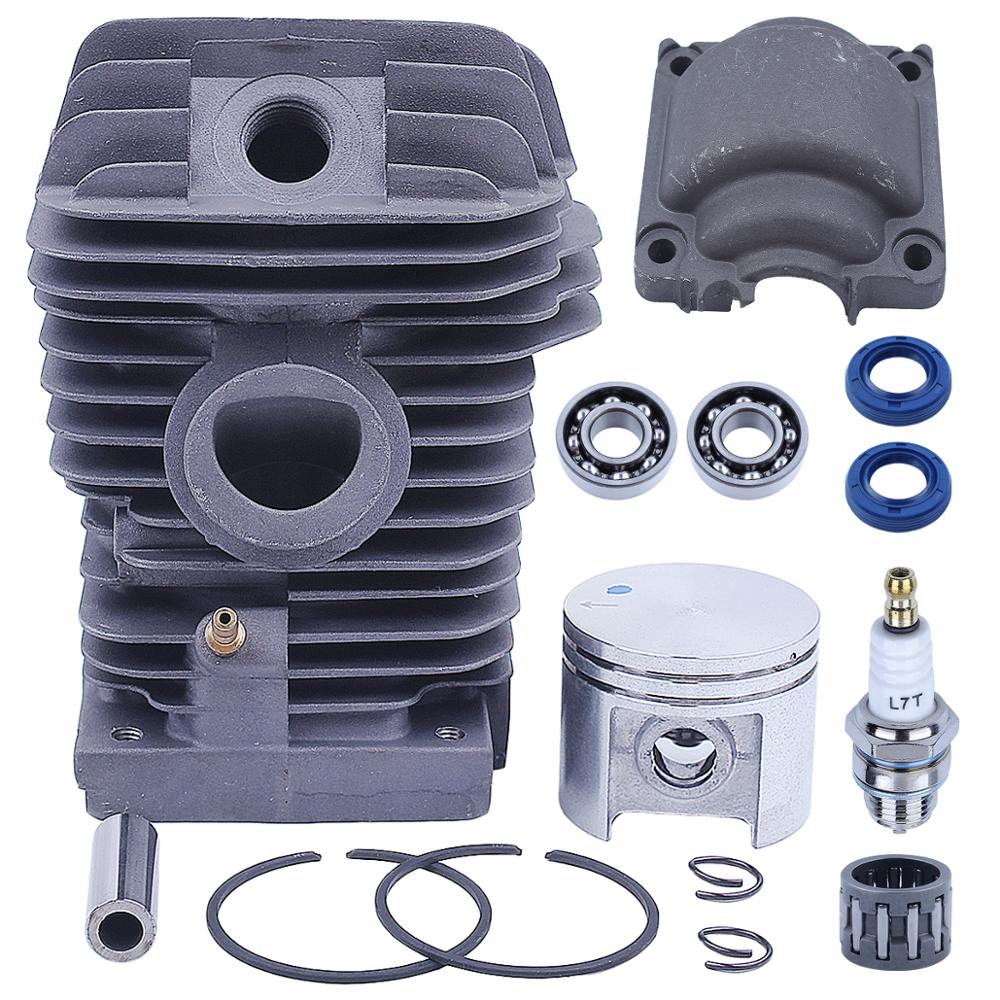 Kit de pistón de cilindro de 40mm para motosierra Stihl MS210, 021, MS 210, 1123, 020, 1216 w, sello de aceite de rodamiento de manivela, rodamiento de agujas de sartén de motor