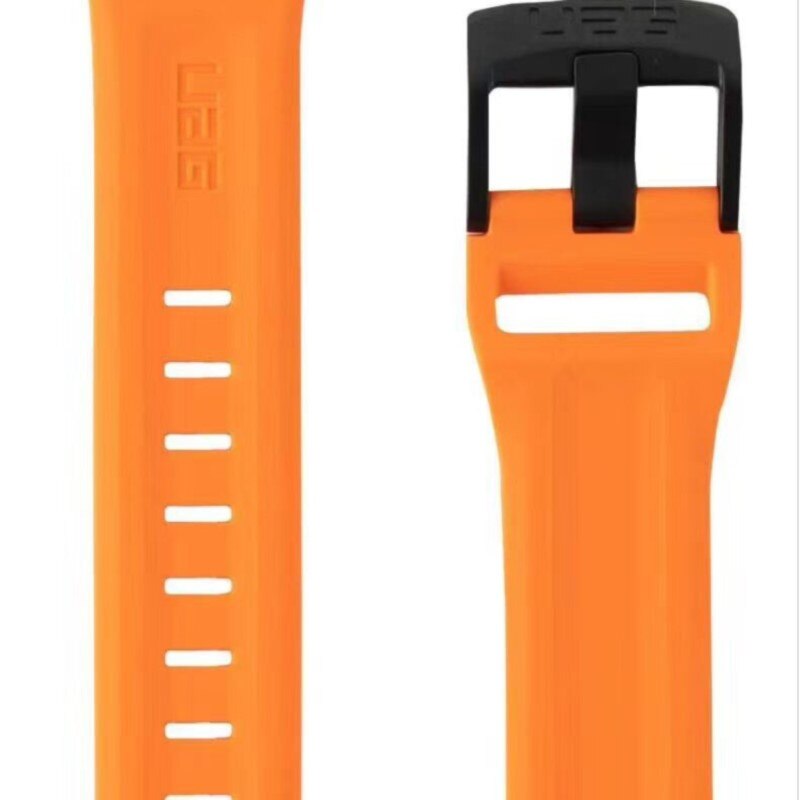 Bracelet en Silicone pour Iwatch4 5 / Iwatch2 3 44 / 42mm bracelet montre intelligente accessoires de bracelet de remplacement: Orange 44 42mm