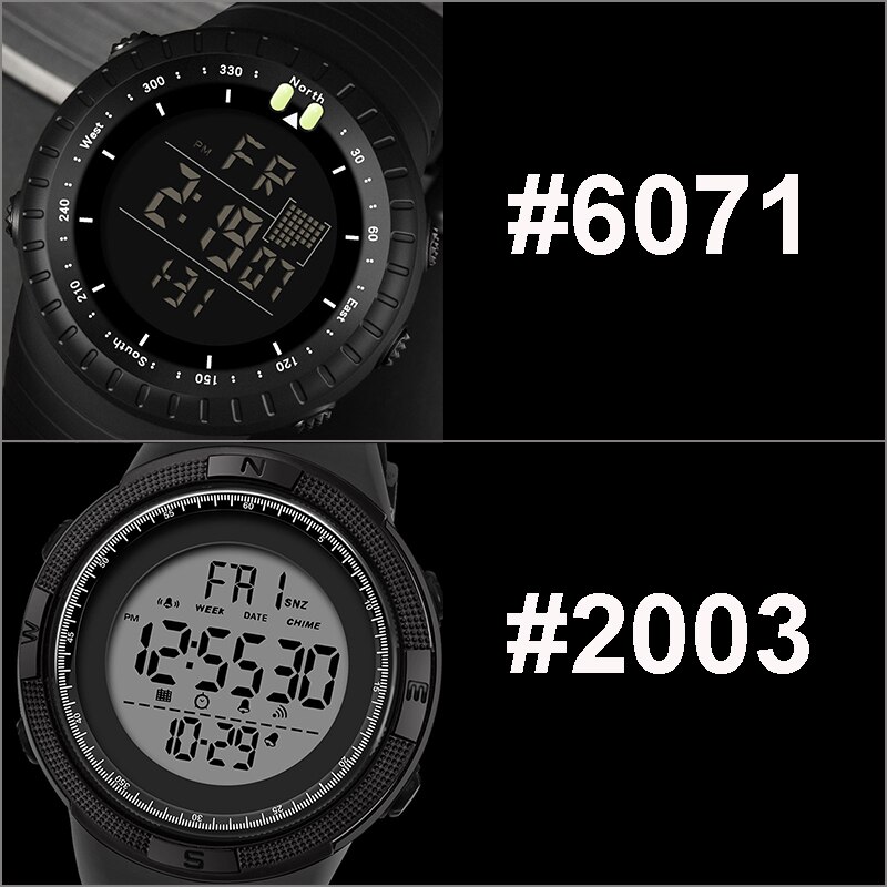 SANDA Digital Reloj de deporte de los hombres Relojes LED electrónicos hombre reloj de pulsera para hombres reloj resistente al agua al aire libre horas