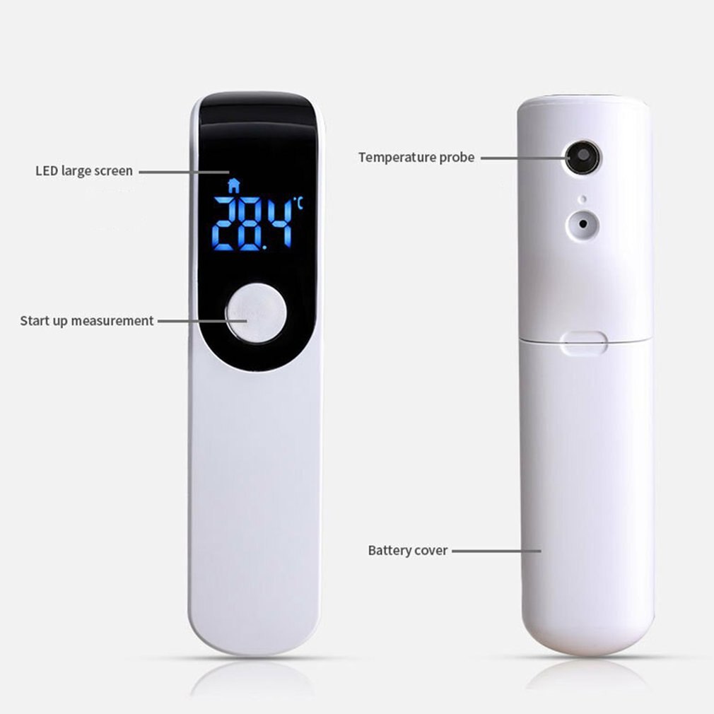 Husholdnings infrarødt termometer digitalt berøringsfrit termometer værktøj håndholdt ir temp pyrometer infrarødt termometer