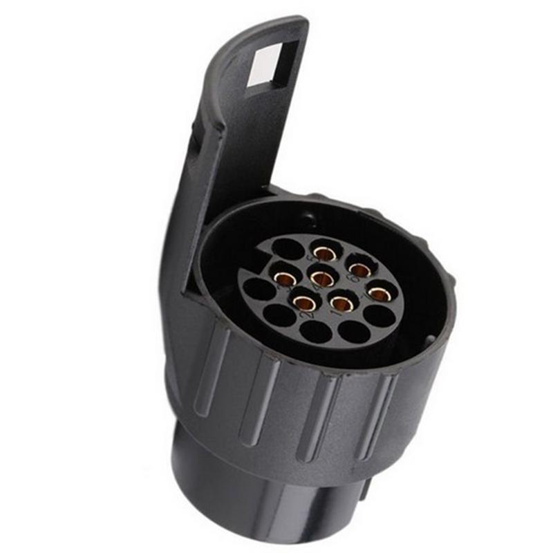7 Stift zu 13 Stift Mini Auto Lkw Anhänger Stecker Lkw Elektrische Adapter Stecker Anhänger Ende