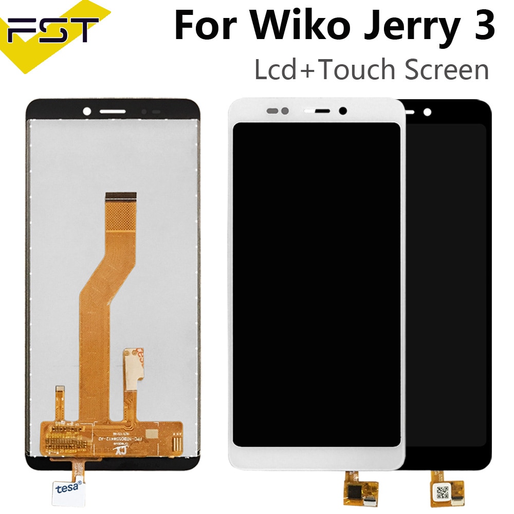 5.45 ''per Wiko Jerry 3 Schermo LCD e di Tocco Assemblea di Schermo completo di Schermo LCD per Wiko Jerry3 di Vetro Dello Schermo pannello + Strumenti