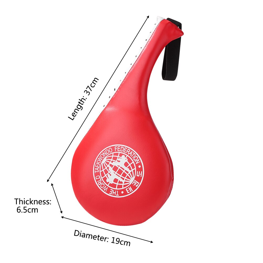 Taekwondo Boxing Pads Equipment Karate Punch MMA PU Rebound Rebound Sponge Foot Target Kids Adult Boxing Pad Boxer Training: Red White