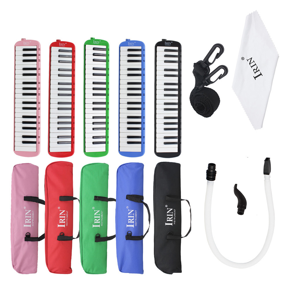 Teclado de Piano melódica de 37 teclas, instrumento Musical estilo armónica, órgano bucal con bolsa de transporte, boquilla, educativos