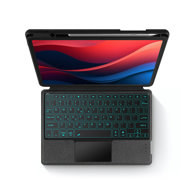 AJIUYU Touchpad Toetsenbord Voor Lenovo Xiaoxin Pad 2024 11 TB-331FC Case Tab M11 TB-330FU 11 Inch Afneembare Magic toetsenbord Cover