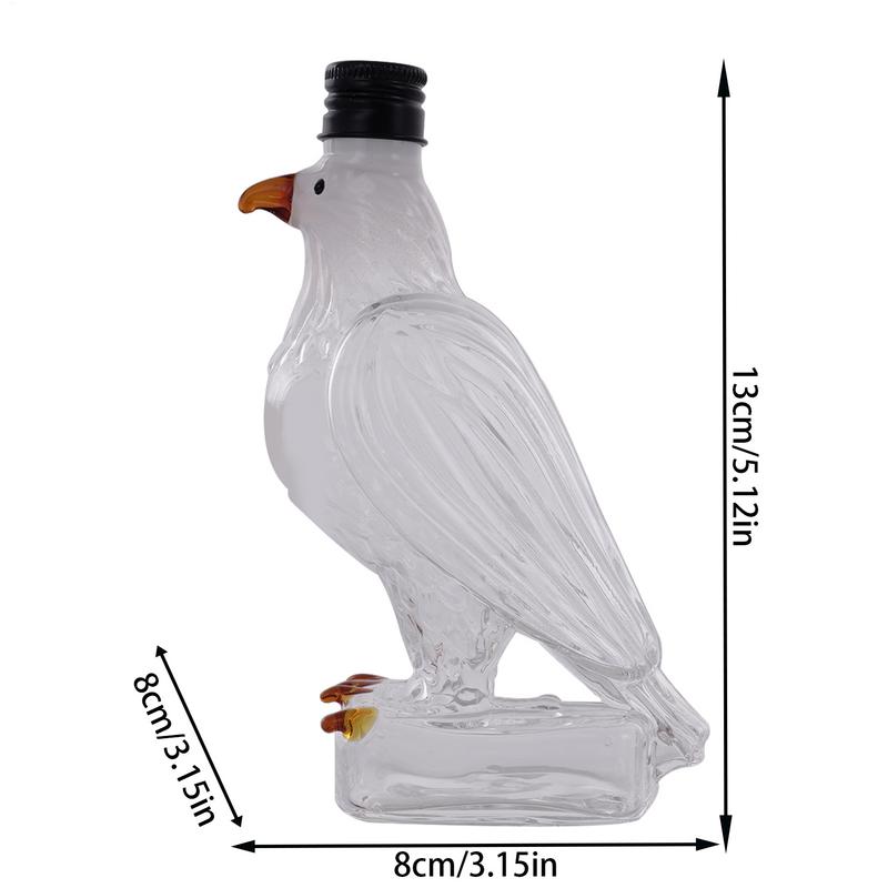 Divertida botella de águila de whisky, decantador de cristal único de águila de whisky, para hombres, decantador de para Bar, decoración del hogar para vacaciones
