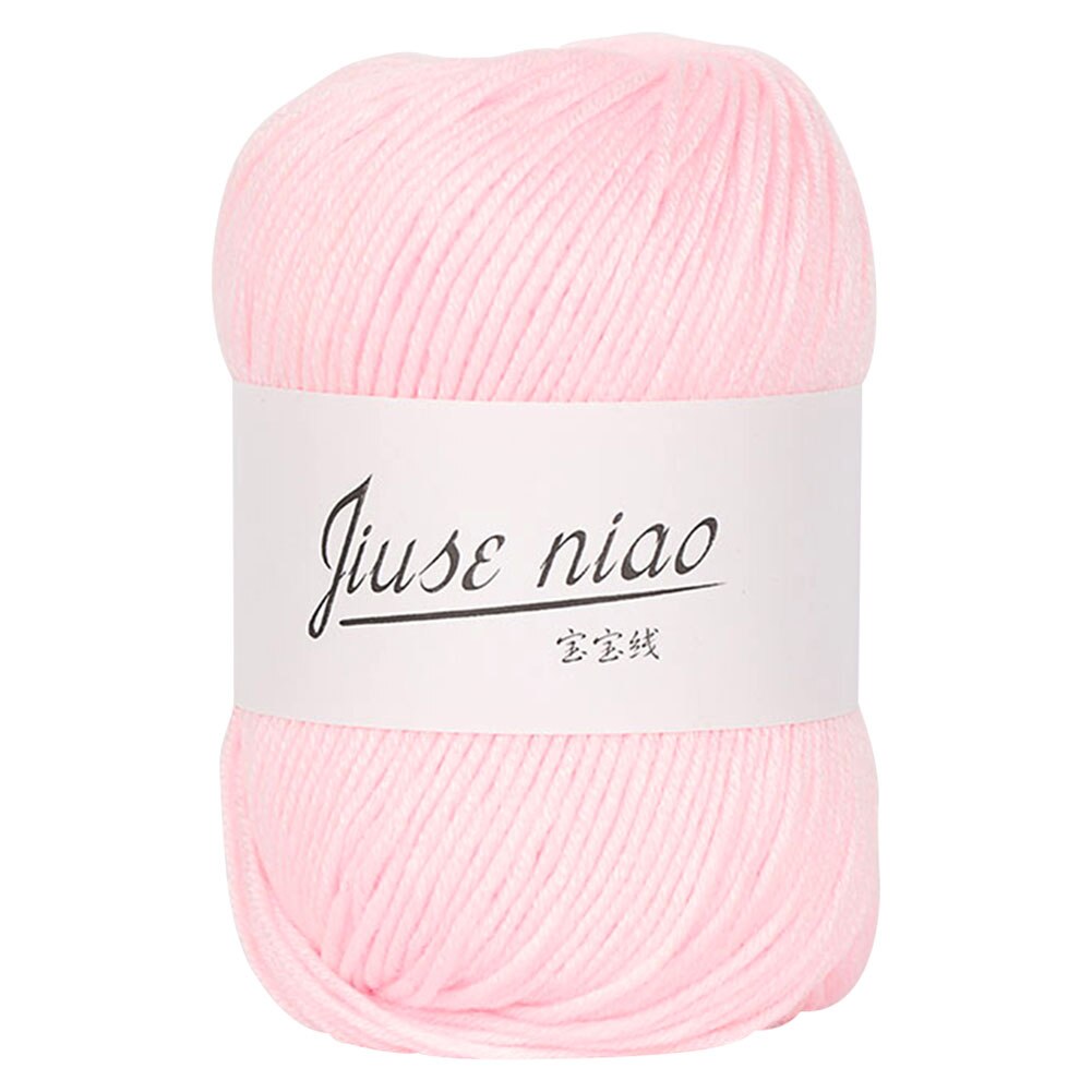 Fil de ruban à tricoter de ligne Rival doux | Fil fin en coton 50g/roll pour couture au Crochet, tricot doux, bricolage pour bébé
