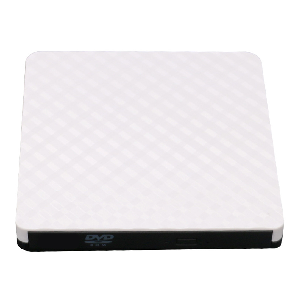 USB 3.0 External DVD RW Burner High Speed Transfer Optical Disk Drive Plug and Play CD Player DVD Recorder for Laptop PC Desktop: WHITE