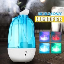 Humidificador de aire ultrasónico de 4000ML, doble pulverizador para hogar, oficina, habitación de bebé, gran neblina, generador de niebla, difusor de aceite esencial