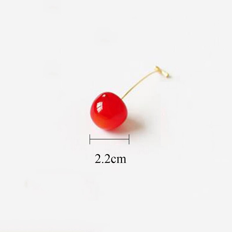 Women's Brooch Girl Cute Red Brooches Pin Coat Sweater Shirt Brooches for Women Clothing Decoration Pins Daily Party Brooch: red 2.2cm -1 Pcs