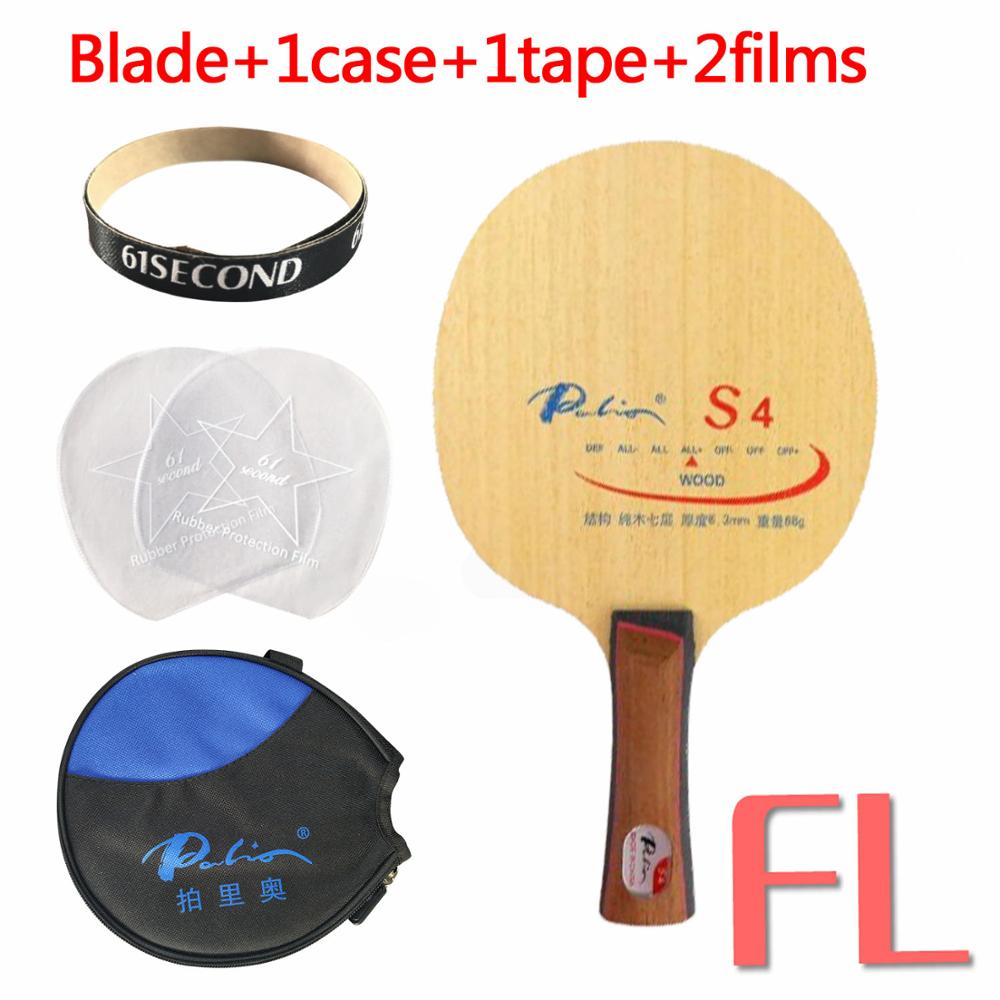 Palio S4 (S 4, S-4) table tennis / pingpong blade: FL with Y 1 case
