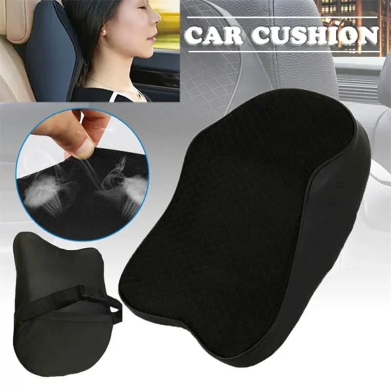 Cuscino per il collo dell'auto Cuscino per il sedile Poggiatesta Supporto lombare per alleviare il mal di schiena Sedia da ufficio Memory Foam Design ergonomico