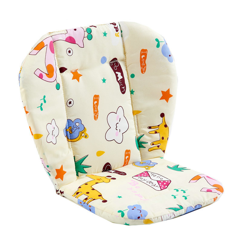 Baby Kids Highchair Cushion Pad Mat Booster Seats Cushion Pad Mat Feeding Chair Cushion Pad Stroller Cushion Mat 100% cotton