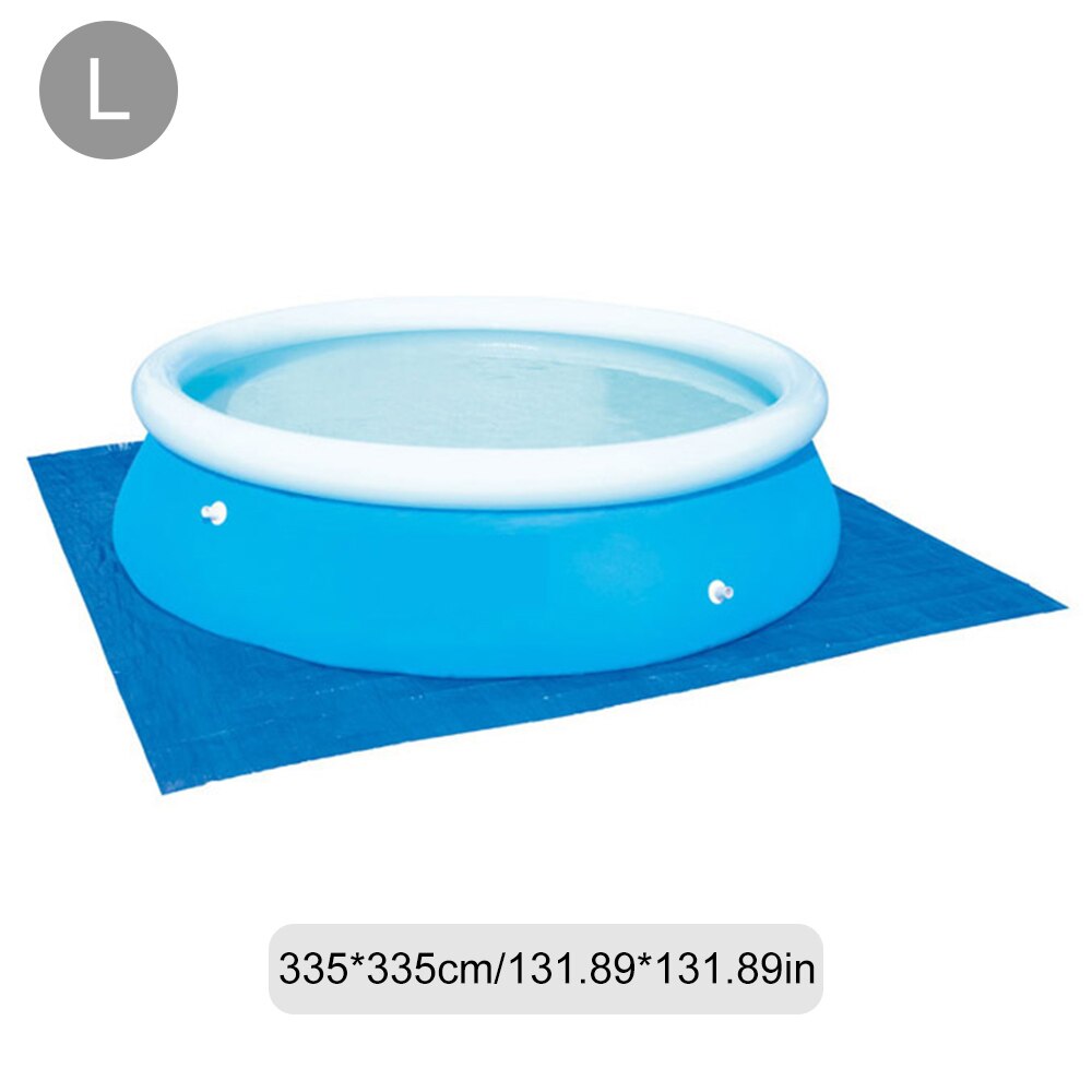 Swimming Pool Cover Swimming Pool Ground Mat high UV-resistant Polyester Rainproof Dust Cover Swimming Pool Accessories: L