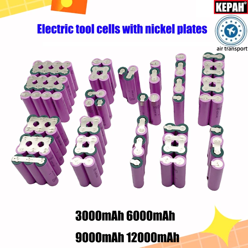 5S2P 3S1P 5S3P 4S1P 5S1P 6S1 2S2 6S2P18650 3.7V 8.4V 12.6V 16.8V 21V 18V 25.2V lithium battery Electric drill Tool battery cell