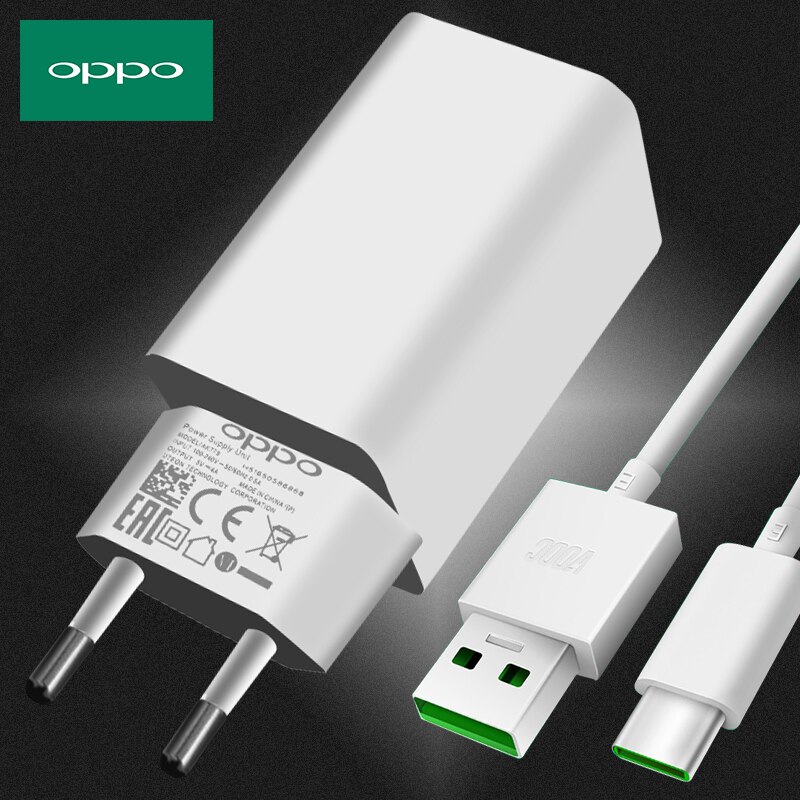 Oppo R11 Charger Flash Lading Vooc Micro Usb/Type-C Kabel Originele 5V 4A Snel Opladen Voor r11s R9s R7s R15 A5s A3s R17 K3 K5