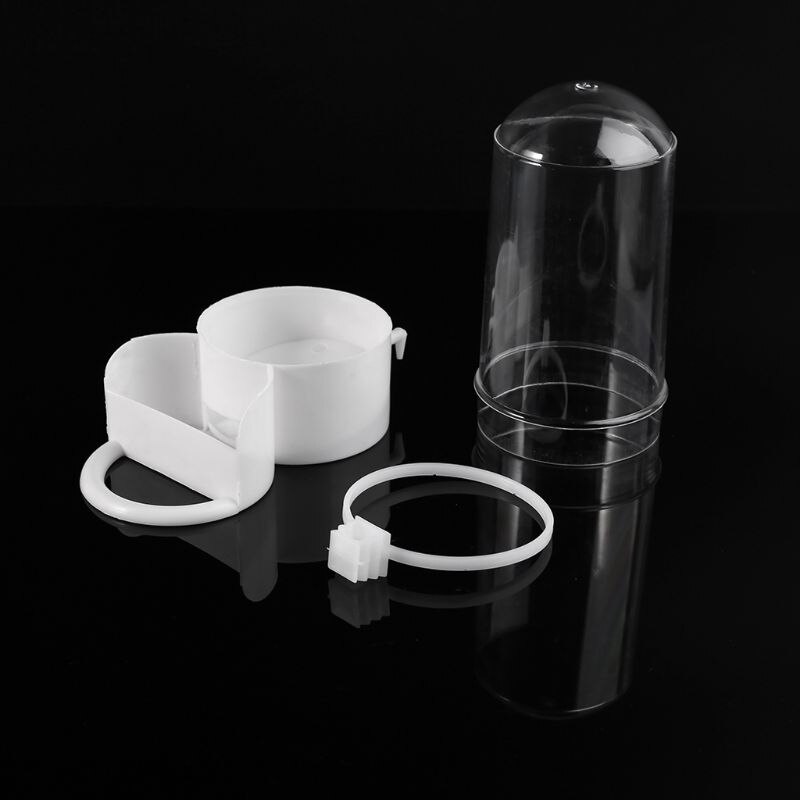 Voederautomaat voor vogels, automatisch voer, water, papegaai, hamster, huisdierklem, kooidispenser