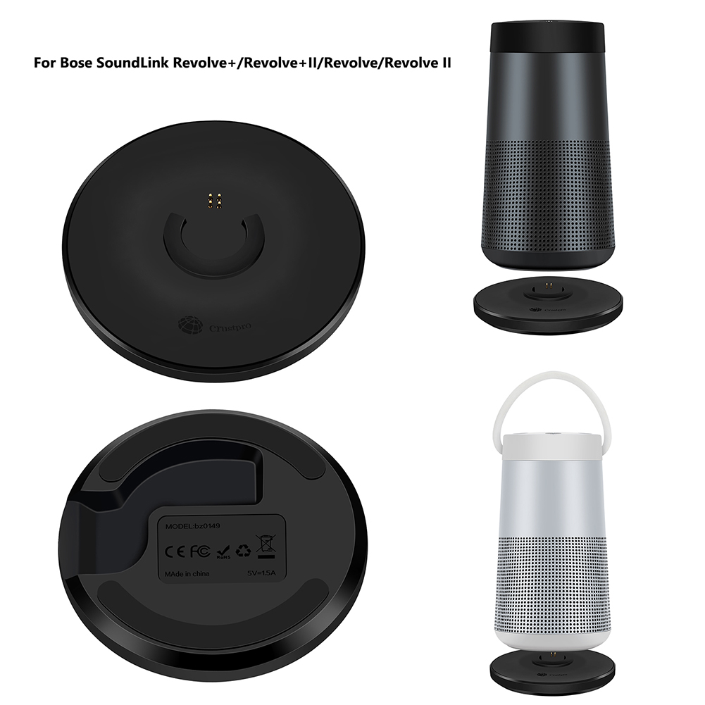 Soporte de carga USB para altavoz Bose SoundLink Revolve/Revolve + II, Base de cargador Universal + funda de sonido, accesorios para altavoces