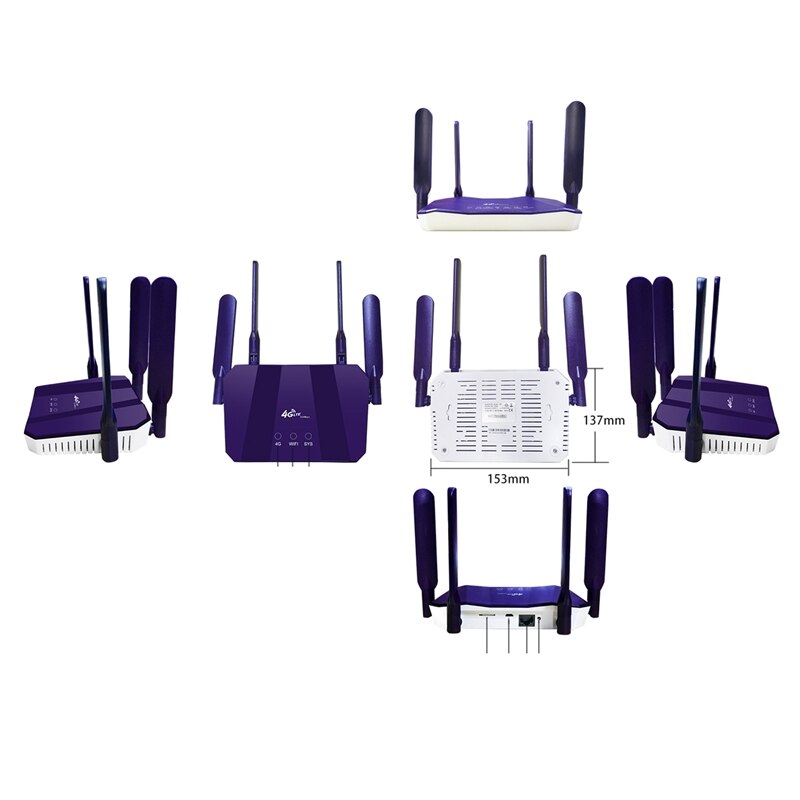 Router, R8B 300Mbps Draadloze Router, Geschikt Voor Thuis, Enterprise, en Commerciële Gebruik (Us Plug)