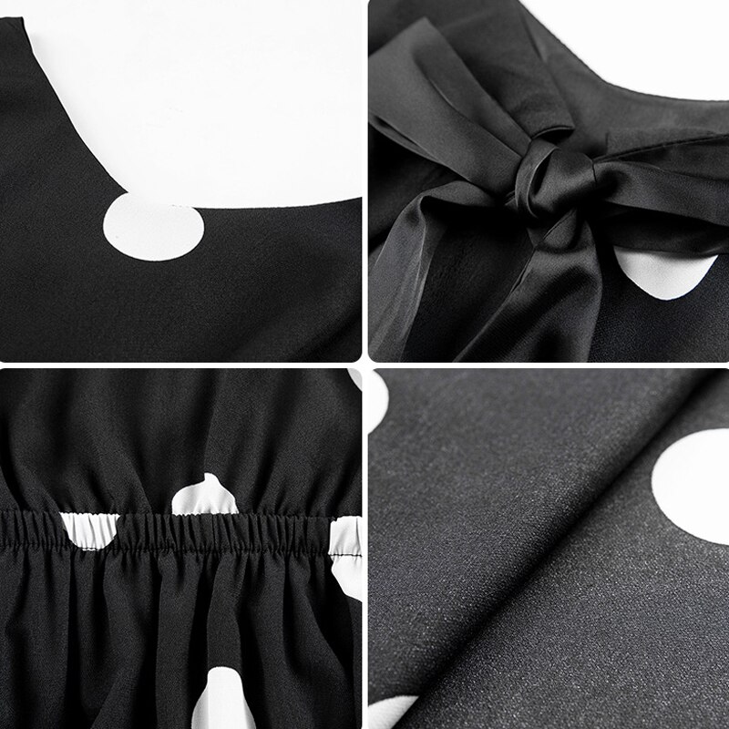 Robe longue sans manches à pois pour femmes enceintes, vêtements d&#39;allaitement, col rond, décontracté, puerbera, nouvelle ,