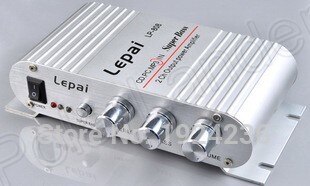 20w 12v mini bil lepy hi-fi digital  lp808 2ch udgangsforstærker usb fm funktion effekt bilforstærker