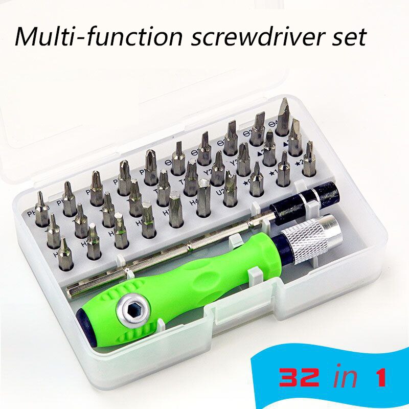 32 In 1 Mobiele Telefoon Reparatie Tools Opening Schroevendraaier Set Multifunctionele Precisie Schroevendraaier Bit Tablet Pc Handgereedschap: Default Title