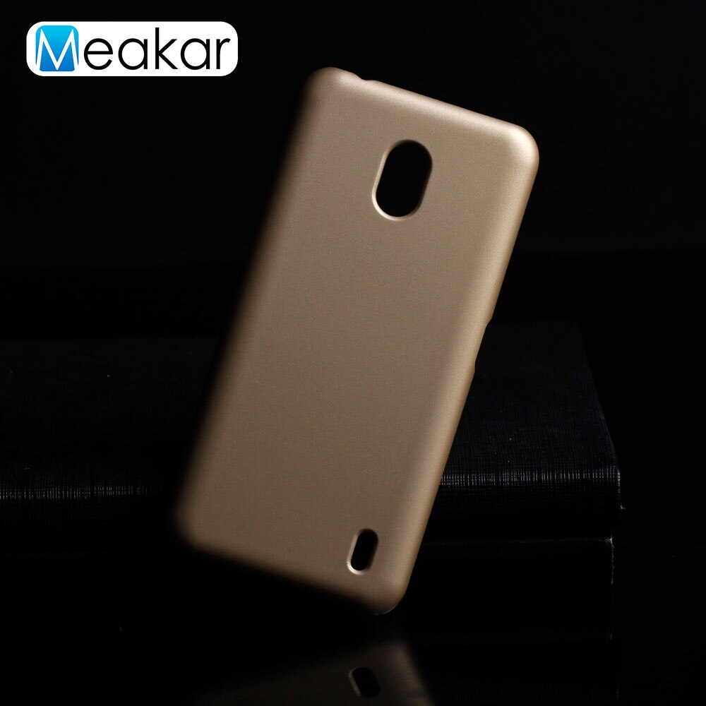 Matte Plastic Coque Cover 5.71For Nokia 2.2 Case For Nokia 2.2 Nokia2.2 Phone Back Coque Cover Case: Golden