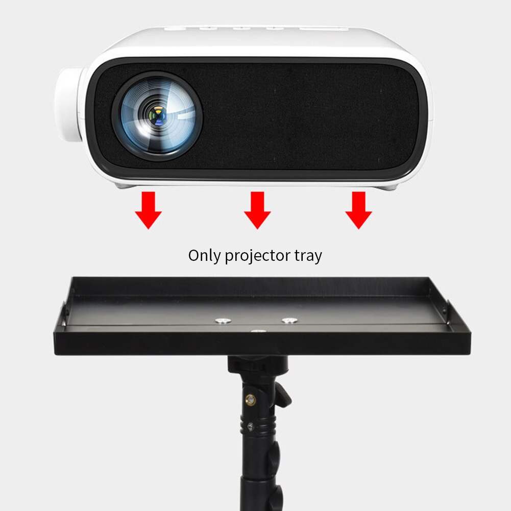 Hörsäle, klassenzimmer, stativhalterung für den außenbereich, faltbare heimprojektorablage, laptop-notebook-ablage mit schraubbefestigung