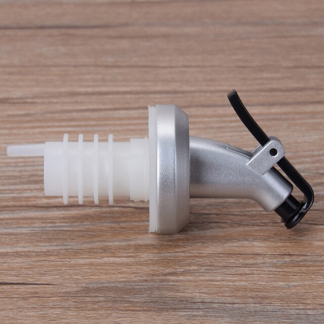 Olijfolie verstuiver likeur schenktuit dispenser wijnfles schenktuit schenktuit flip top stop bargerei keukengereedschap: Wit