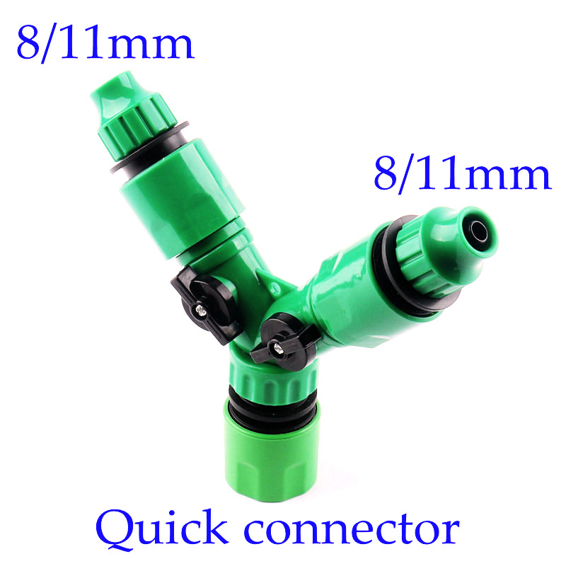 Quick Connector Kit Tuin Irrigatiesysteem Watering Kit Kraan naar Micro Irrigatie Slang 4/7mm 8/11mm Slang Koppeling Pakket: KIT 8