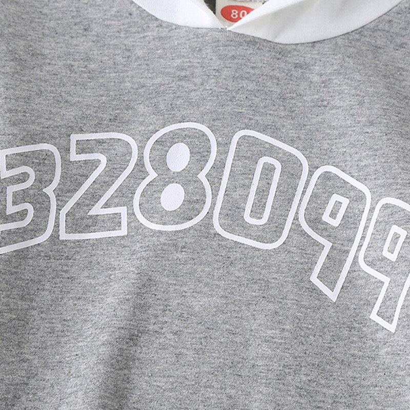Baby Jumpsuit Clothes Spring Autumn Style Hooded Long-sleeved Letter Printed Triangle Bodysuit Newborn Boys Girls Clothing