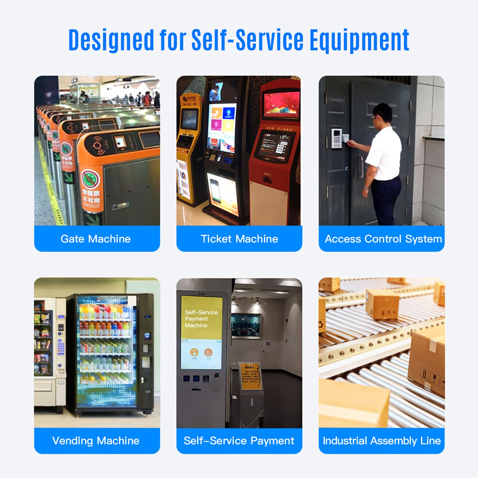 Embedded 1D 2D Barcode Scanner QR Bar Code Reader Module Scanner Auto Scanning for Gate Machine Tickets Checking Mobile Payment