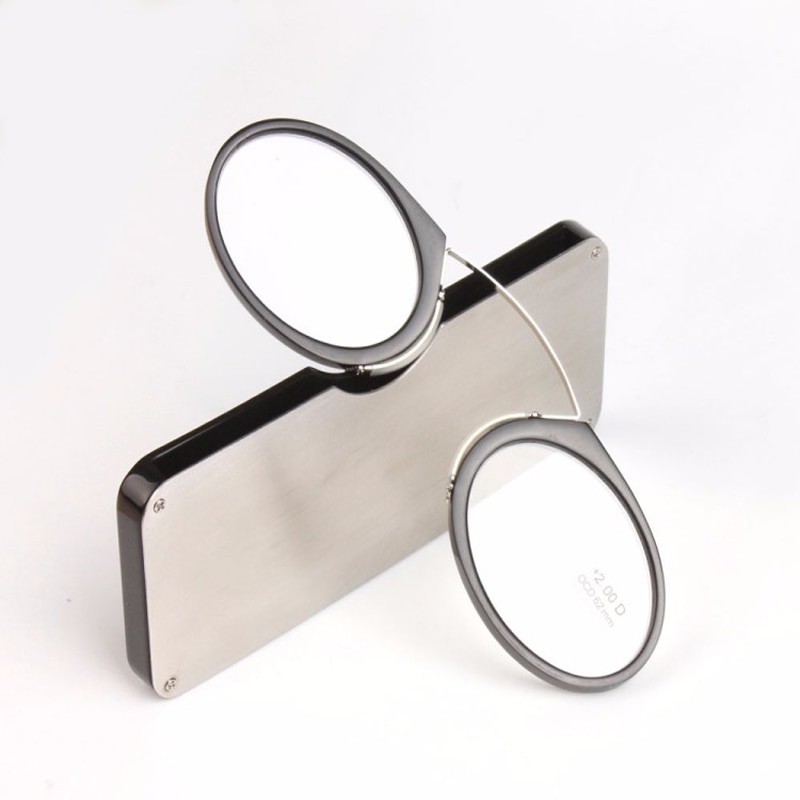 Pince-nez täysikokoiset lukulasit  tr90 kannettavat nenälasit miesten naisten ikäikäiset silmälasit  +1.0 +1.5 +2.0 +2.5 +3.0 +3.5