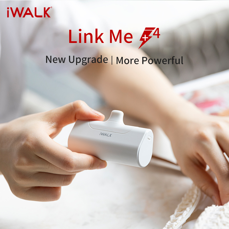 IWALK – Mini chargeur Portable de voyage, 4500mAh, Type C, mignon, Power Bank, pour téléphone Portable Xiami, Iphone