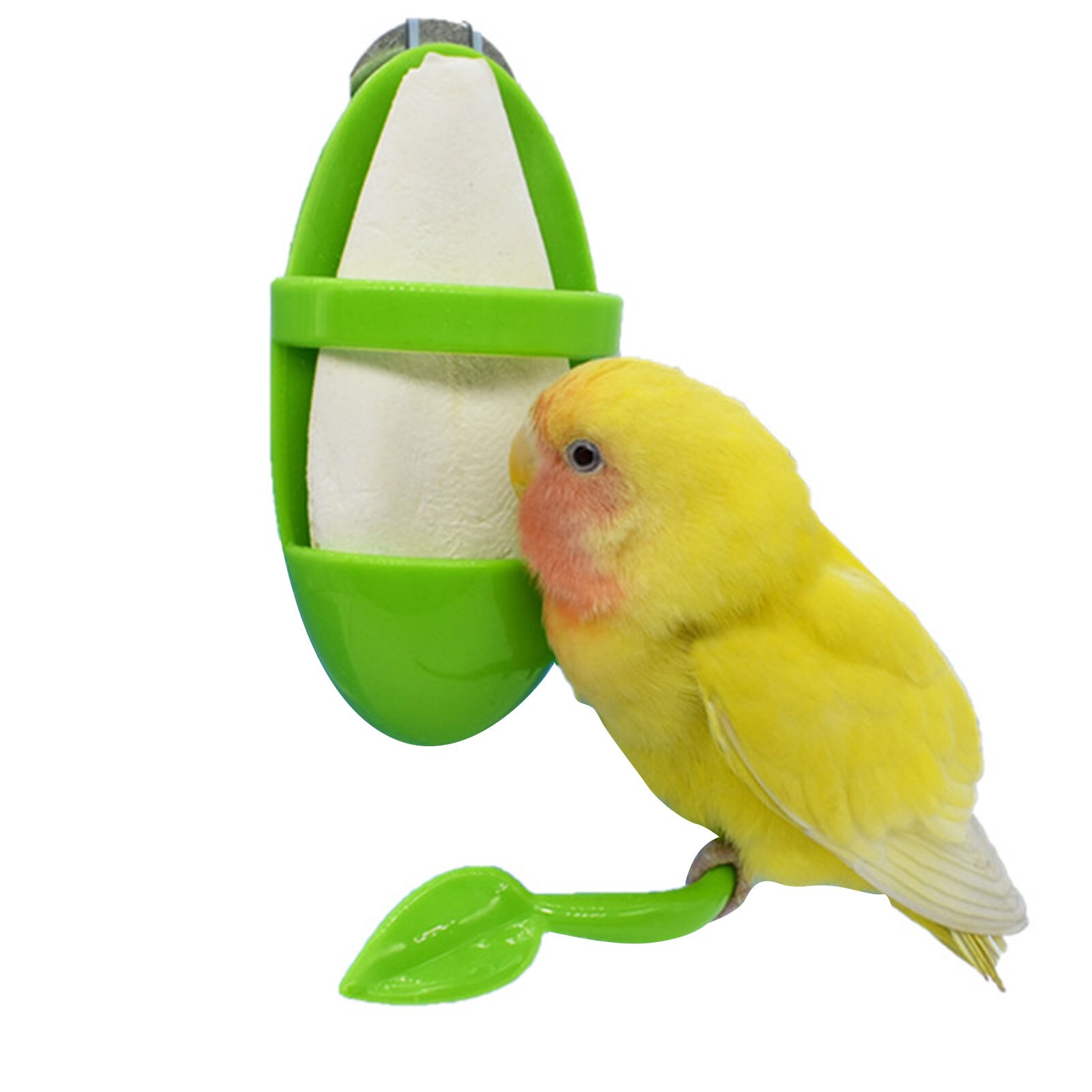 Alimentador de loro con soporte de pie para frutas y verduras, contenedor colgante de plástico, jaula, accesorios, suministros para aves y mascotas,