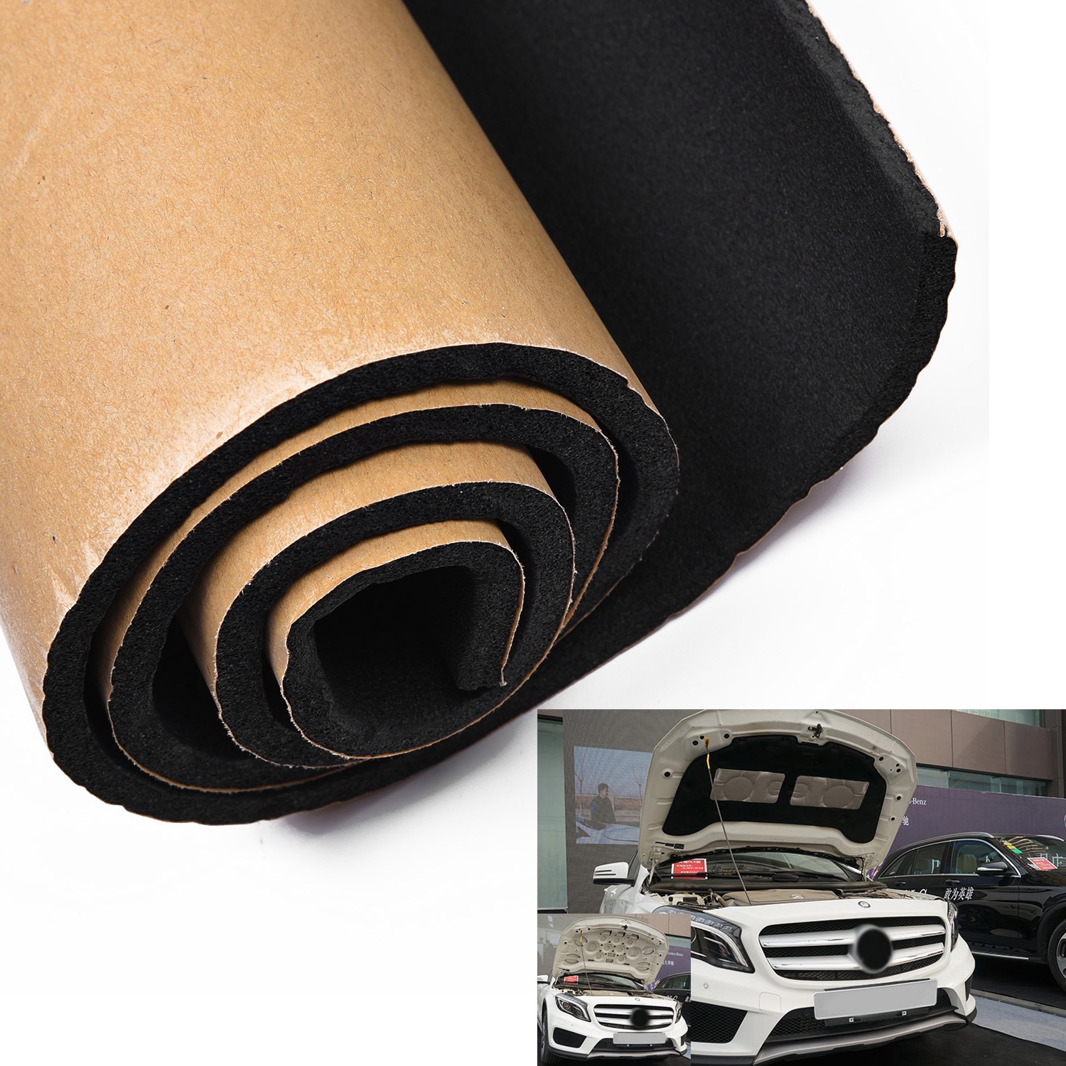 5mm * 30*50cm Fahrzeug Isolierung Geschlossen Schaumstoff Blatt Auto Van Sound Deadener Isolierung Matte Noise wolle Wärme Thermische Proofing Pad