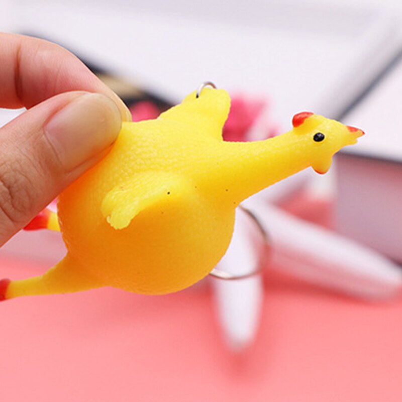 Kurczaki zabawka wyciskanie układanie jaj brelok breloki stres uwolnij zabawki najlepsza cena