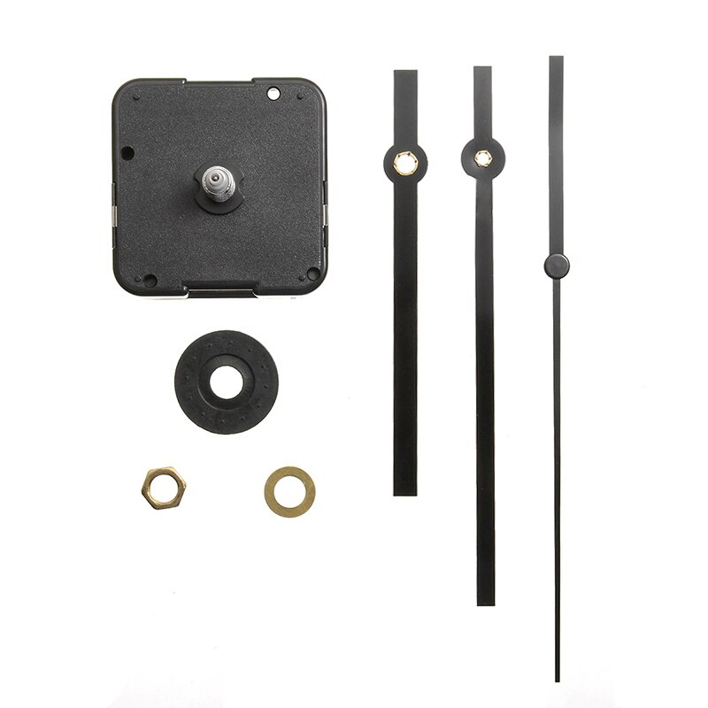 1 Set Quartz Clock Movement Radio Mechanism Plastic Silent Quartz Clock Watch Movement With 3 Pointer For Home Clock Repair Tool