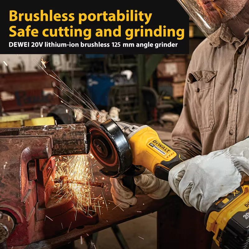Dewalt DCG406 125 MM/100 MM Draadloze Borstelloze Haakse Slijper 9000 RPM Snijmachine Polijstmachine Voor 20 V Lithium batterijen
