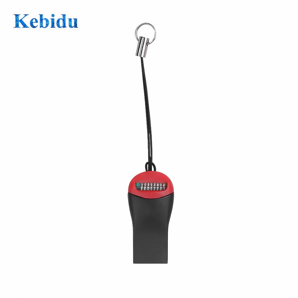 KEBIDU USB 2.0 Micro SD SDHC TF Flash Memory Card Reader Mini Adapter Voor Laptop Mini USB 2.0 Memory Card reader