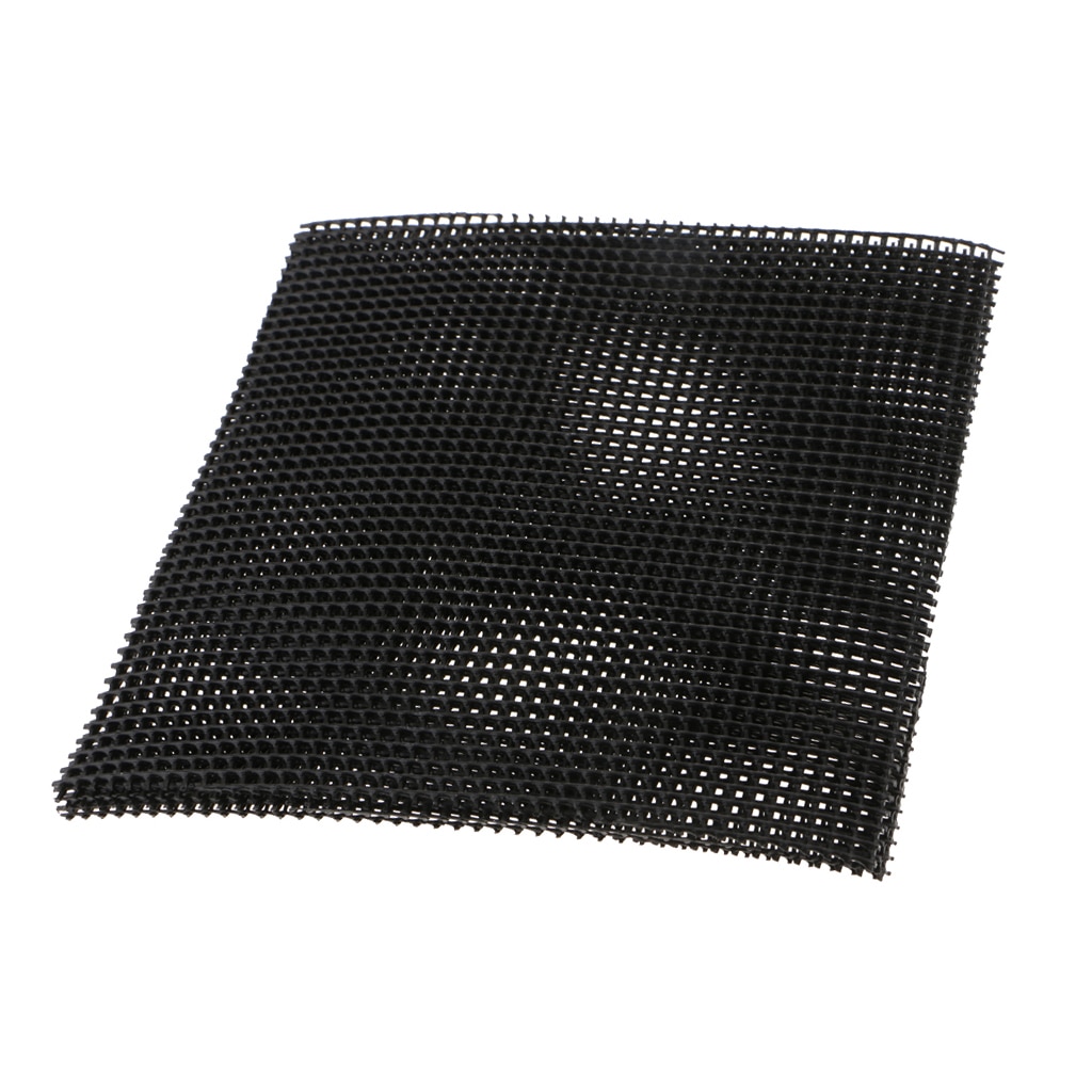 5 Stuks Zwart Plastic Drainage Mesh Sheet Bonsai Bloempot Bodem Netto Formaat 15x15cm