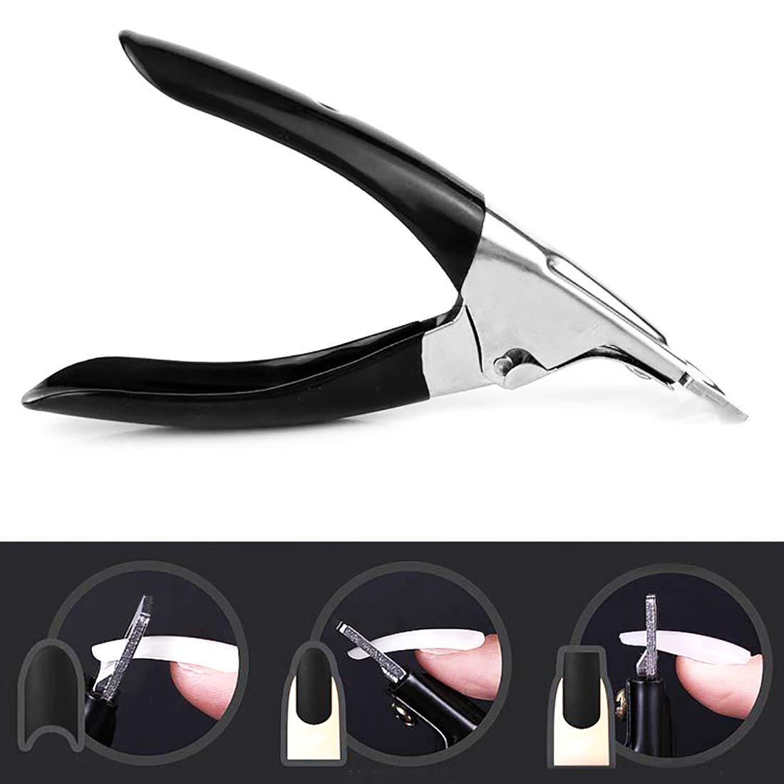 Acryl Valse Nagelknipper Rvs Nail Edge Cutter Straight Franse Tips Voor Acryl Nail Cutter
