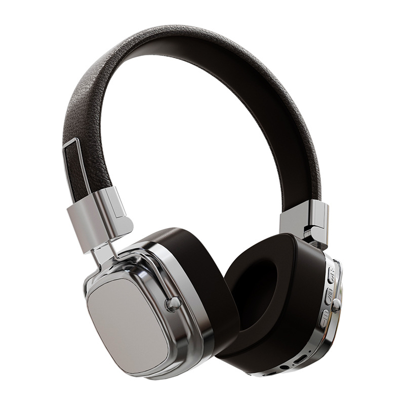 Retro On Ear Headphones Wireless Bluetooth Headsets DJ Stereo Sounds Bluetooth 5.3 Headset Gamer Choice For XiaoMi 2961: Silver