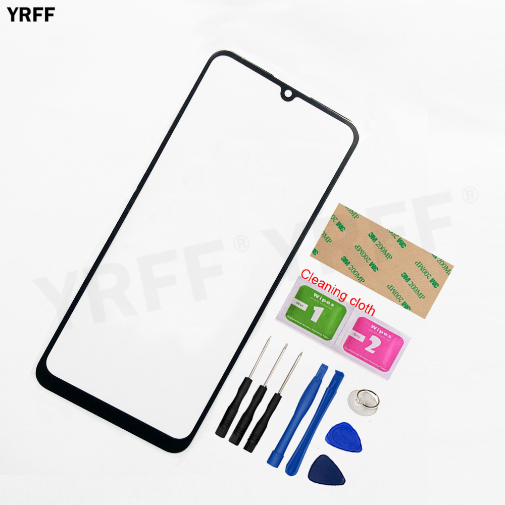 For Huawei Honor 9A 9x Pro Front Glass Panel (No Touch Screen) Outer Glass Cover Assembly Parts 6.3&#39;&#39; Panel